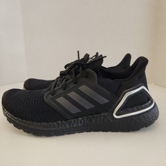 adidas Ultraboost 20 Shoes Men\'s, Black, Size 9